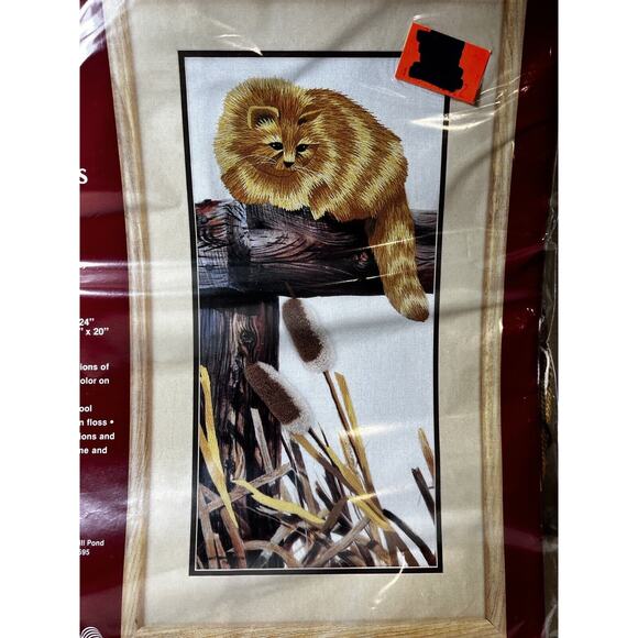 Needle Treasures Stitchery #00593 Mathilda’s On The Fence Cat by Amy Brackenbury - Picture 4 of 4